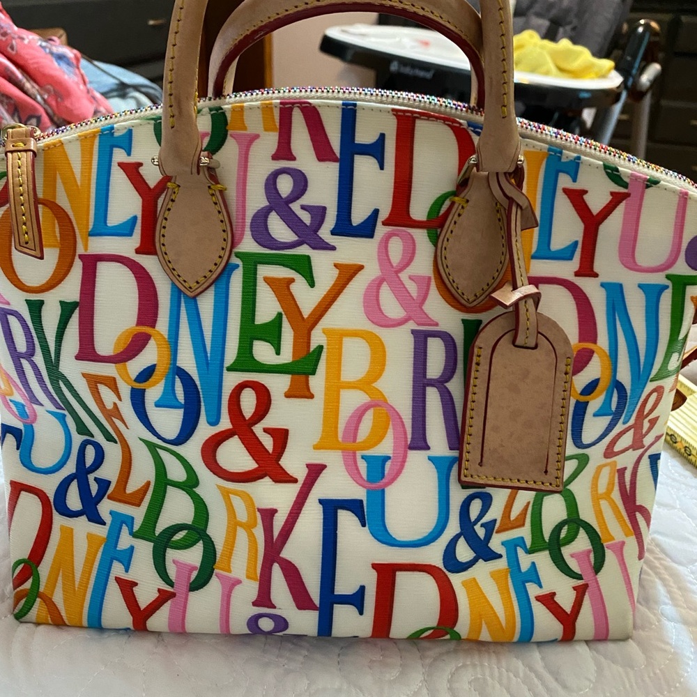 Dooney and Bourke multi colored satchel
